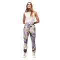 Indyeva women’s Lastik II Pants in Boreal Piwonia Print front view