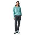 Front view of the Indyeva Women’s Matkailu HV III Pant in Black