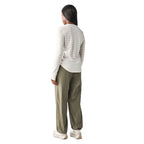 Back view of the Indyeva Women’s Novara III Top in Breeze/Ponce Stripe