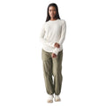 Front view of the Indyeva Women’s Novara III Top in Breeze/Ponce Stripe