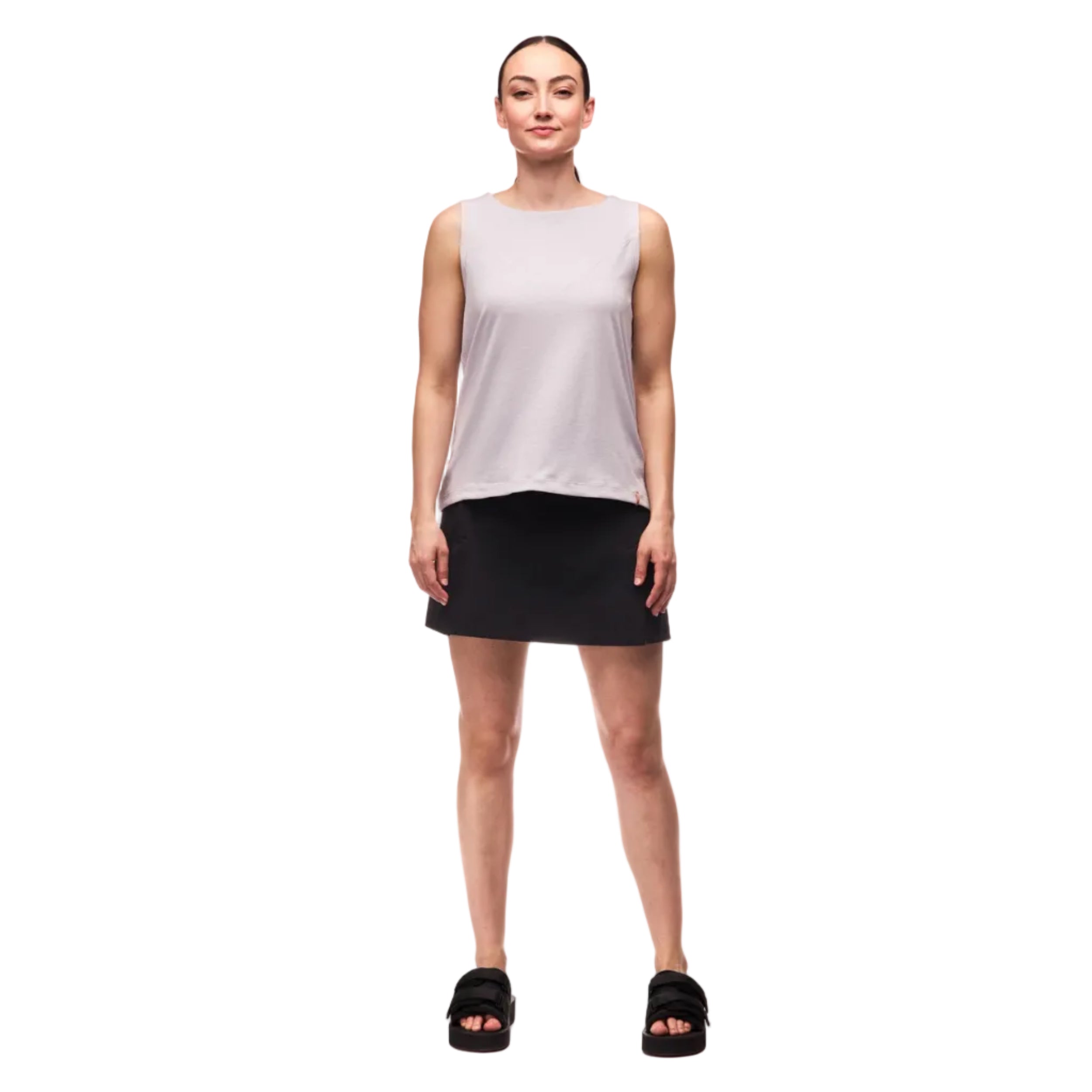 Indyeva women’s Regata Top in Haze front view