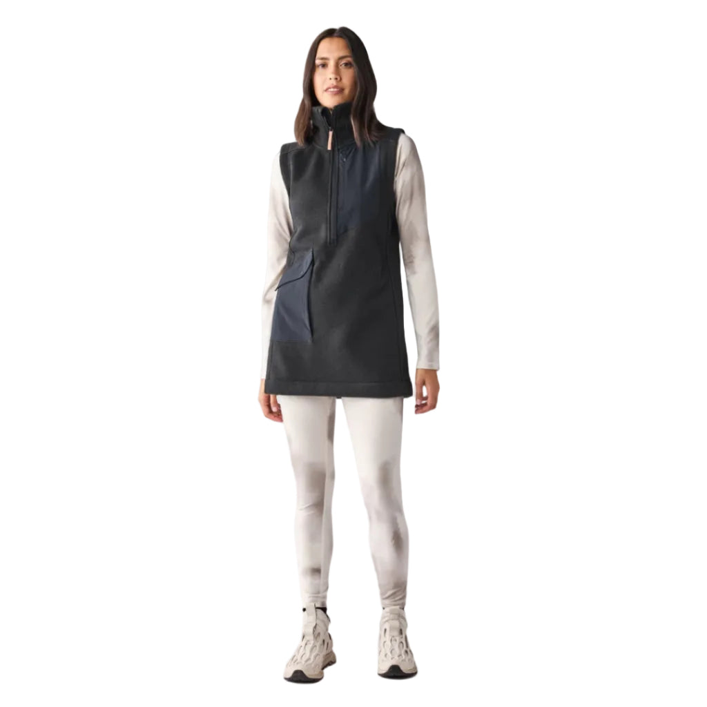 Indyeva Women's Vayma Tunic in Black front view