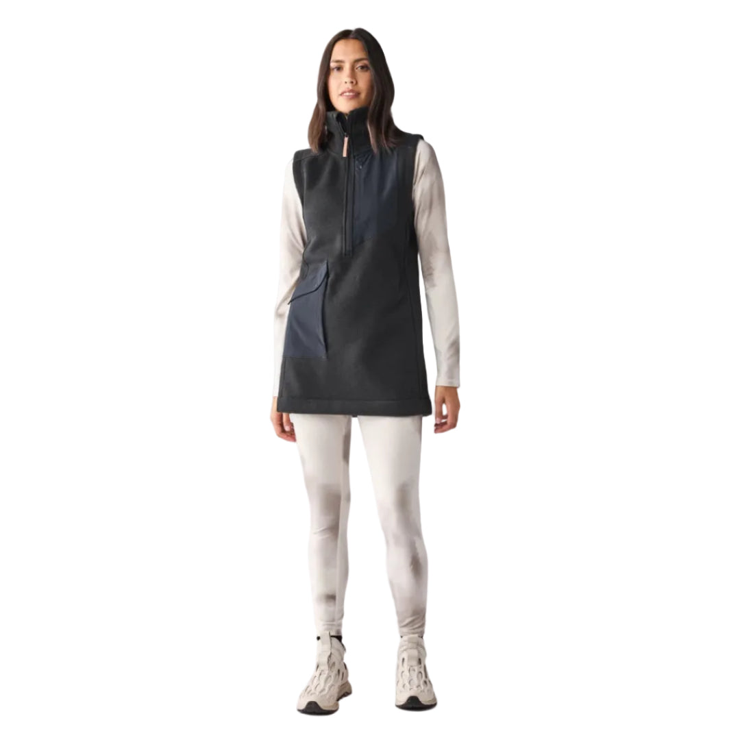 Indyeva Women's Vayma Tunic in Black front view