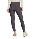 Women's Insect Shield Pro Leggings in Alloy Grey back view showing streamlined silhouette