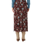 Karen Kane Women's Bias Cut Midi Skirt in Print back view