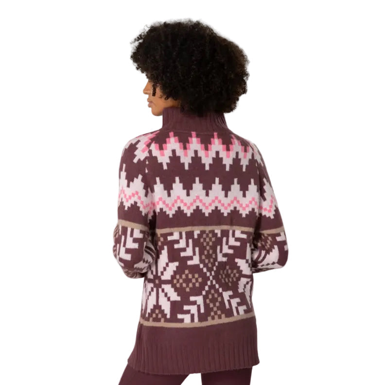 Kari Traa Women's Amelia Knit in Cocoa Powder back view