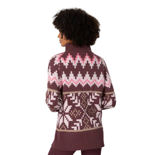 Kari Traa Women's Amelia Knit in Cocoa Powder back view