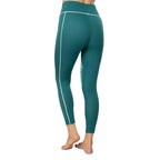 Kari Traa Women’s Anna High Waist Base Layer Pants in Peacock back view