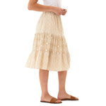 Threads 4 Thought Kathleen Mosaic Print Midi Skirt