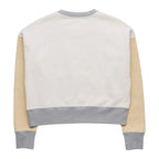 Women's KAVU Crew Crop Sweatshirt in Sunset Ridge back view showing casual cropped styling and comfortable fleece construction