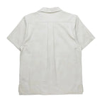 Men's KAVU Deckhouse Short Sleeve Shirt in Tropical Sands back view showing relaxed warm-weather styling and textured woven construction