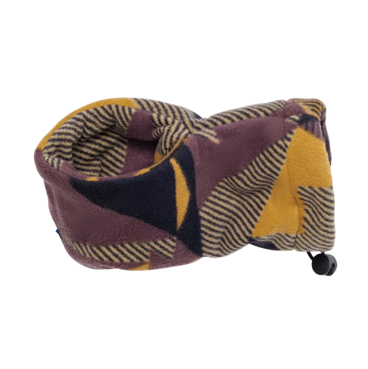 KAVU Drink Mitt in Angle Wood printed recycled fleece with built-in beverage pocket