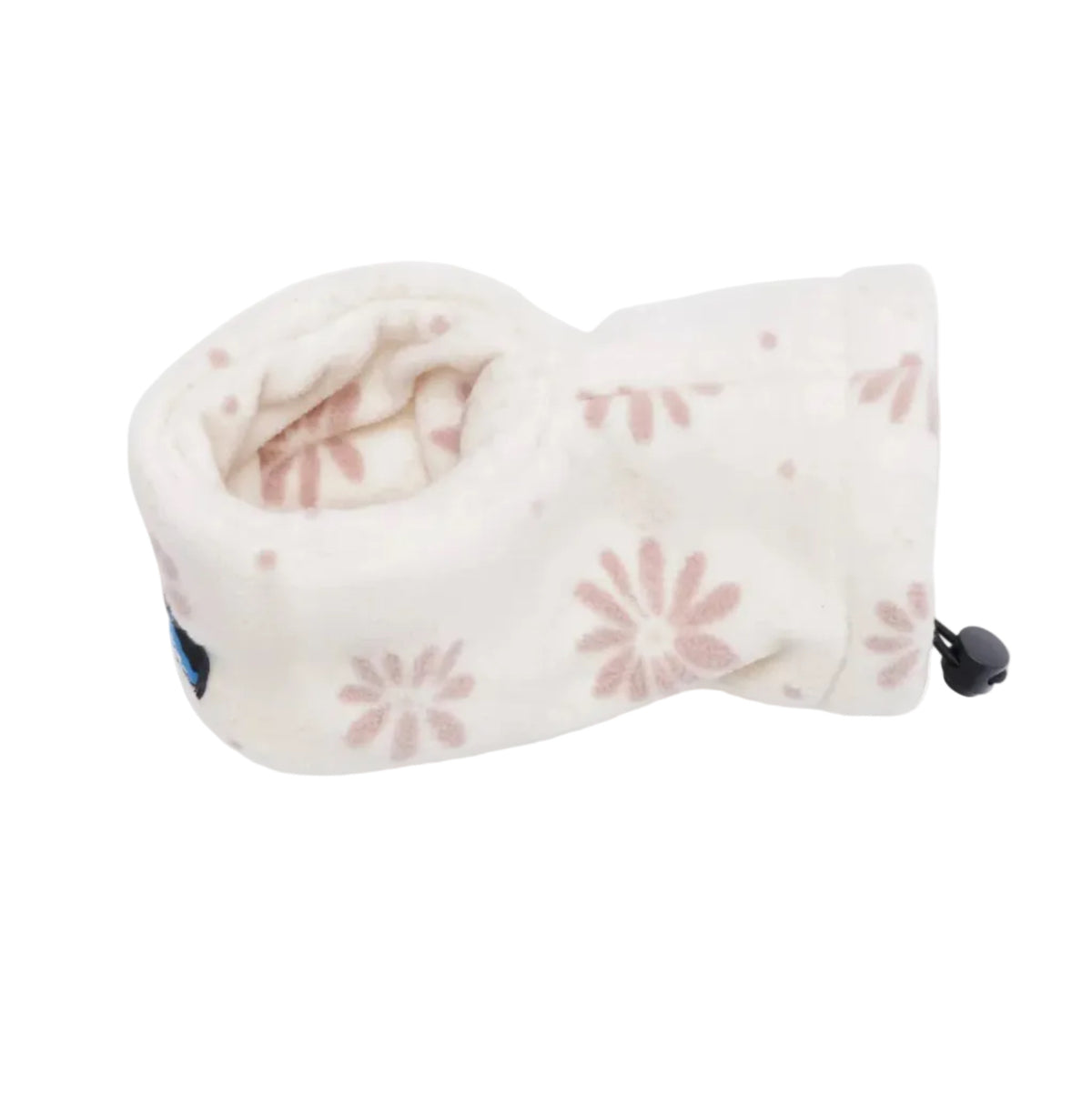 KAVU Drink Mitt in Snow Floral printed recycled fleece with built-in beverage pocket