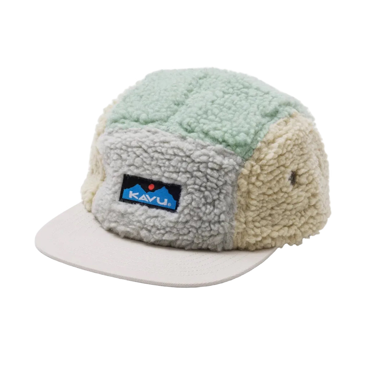KAVU Fur Ball Camp Hat in Mindful Meadow, front view