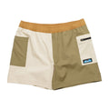 Women's KAVU Leilani Short in Daisy Love front view featuring a cheerful floral print and lightweight summer styling