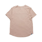 Women's KAVU Retreat T-Shirt front view featuring a soft stretch jersey knit fabric and relaxed everyday fit
