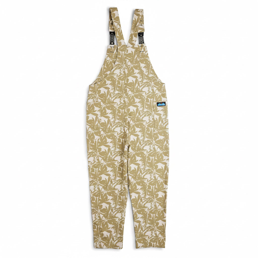 KAVU San Blas Overalls in Shadow Palm back view