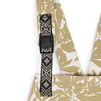 KAVU San Blas Overalls in Shadow Palm adjustable strap detail