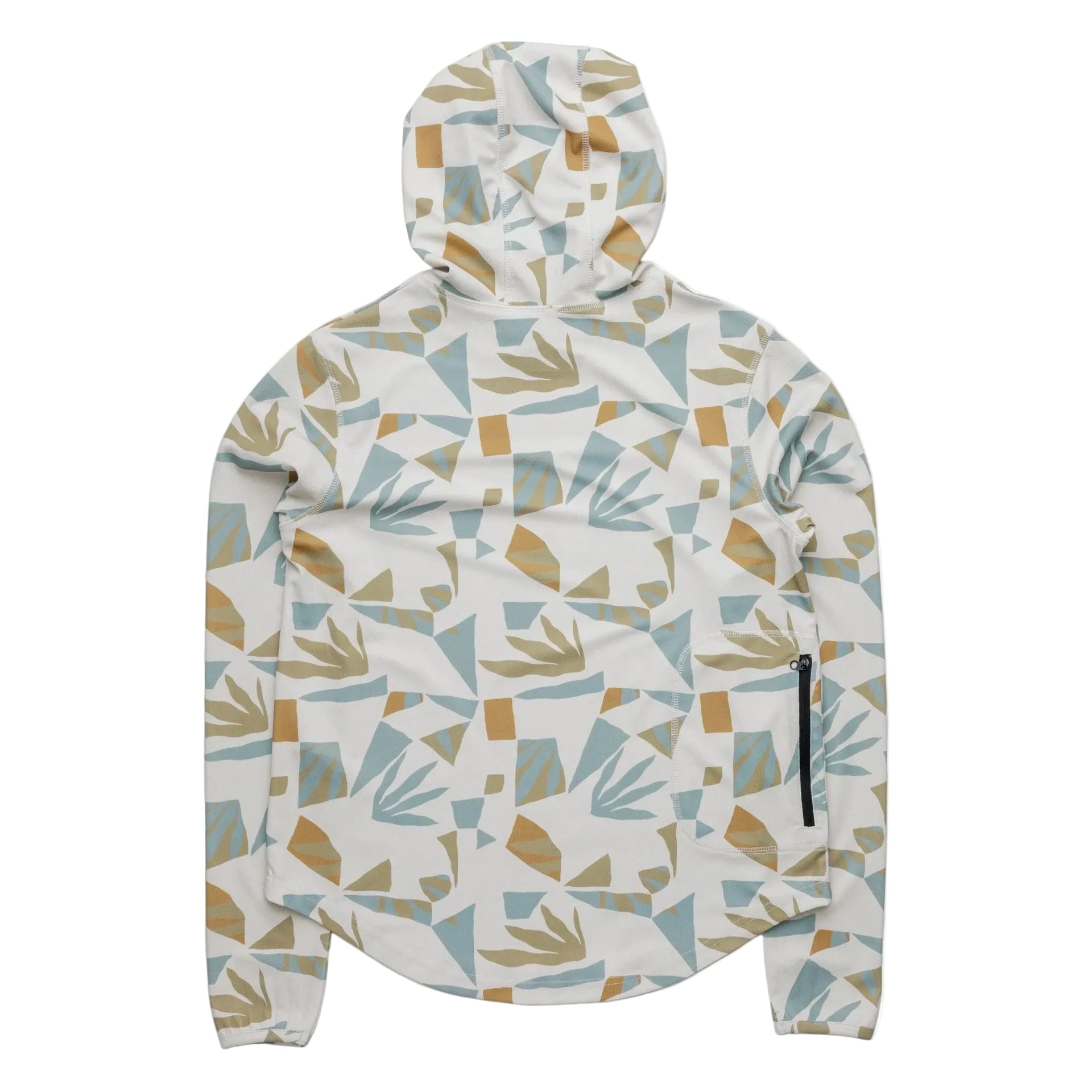 Women's KAVU Sunshade Hoody in Mod Mix back view showing breathable sun-protection coverage and active outdoor styling