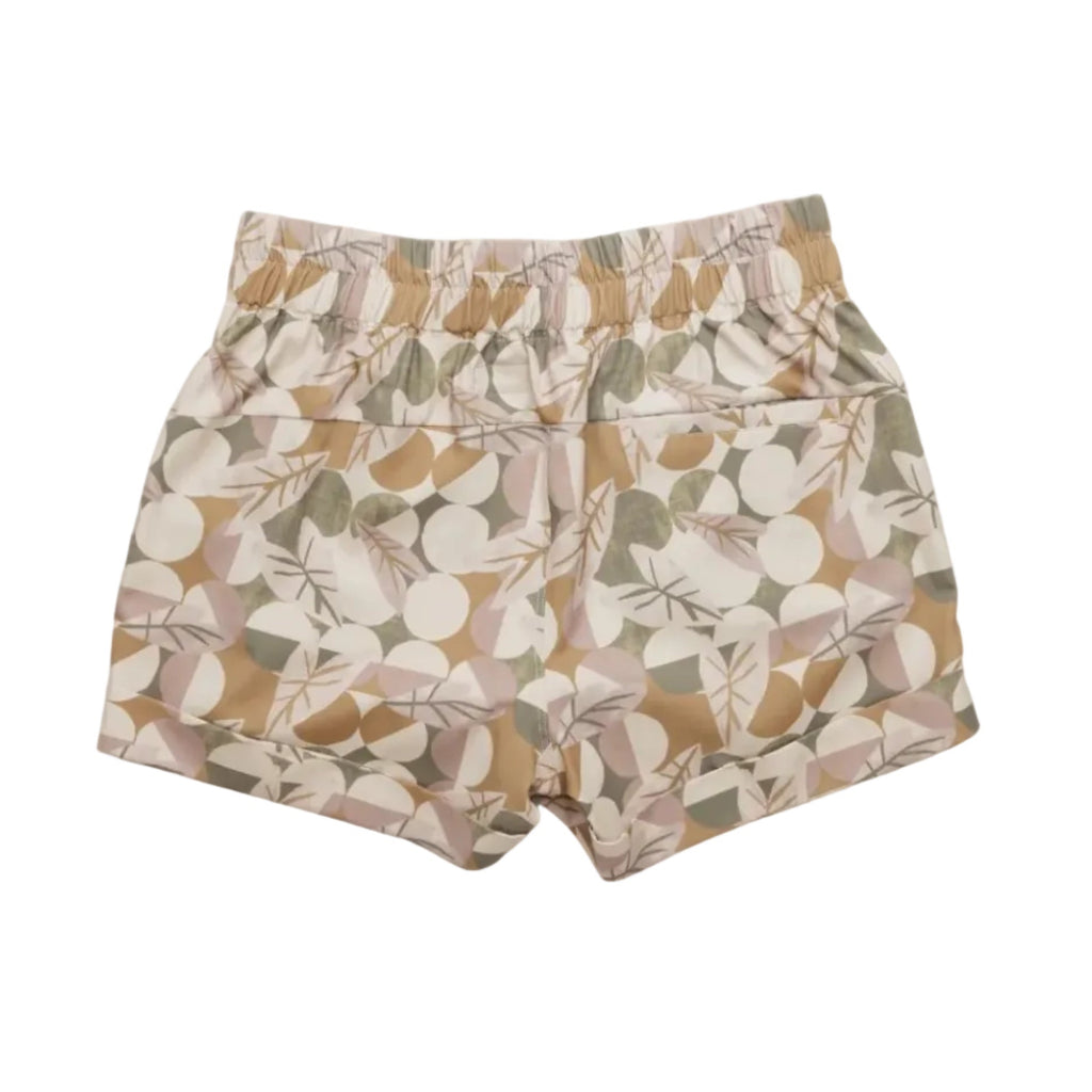 Women's KAVU Tepic Short in Late Summer Leaf back view showing a comfortable fit and versatile performance design