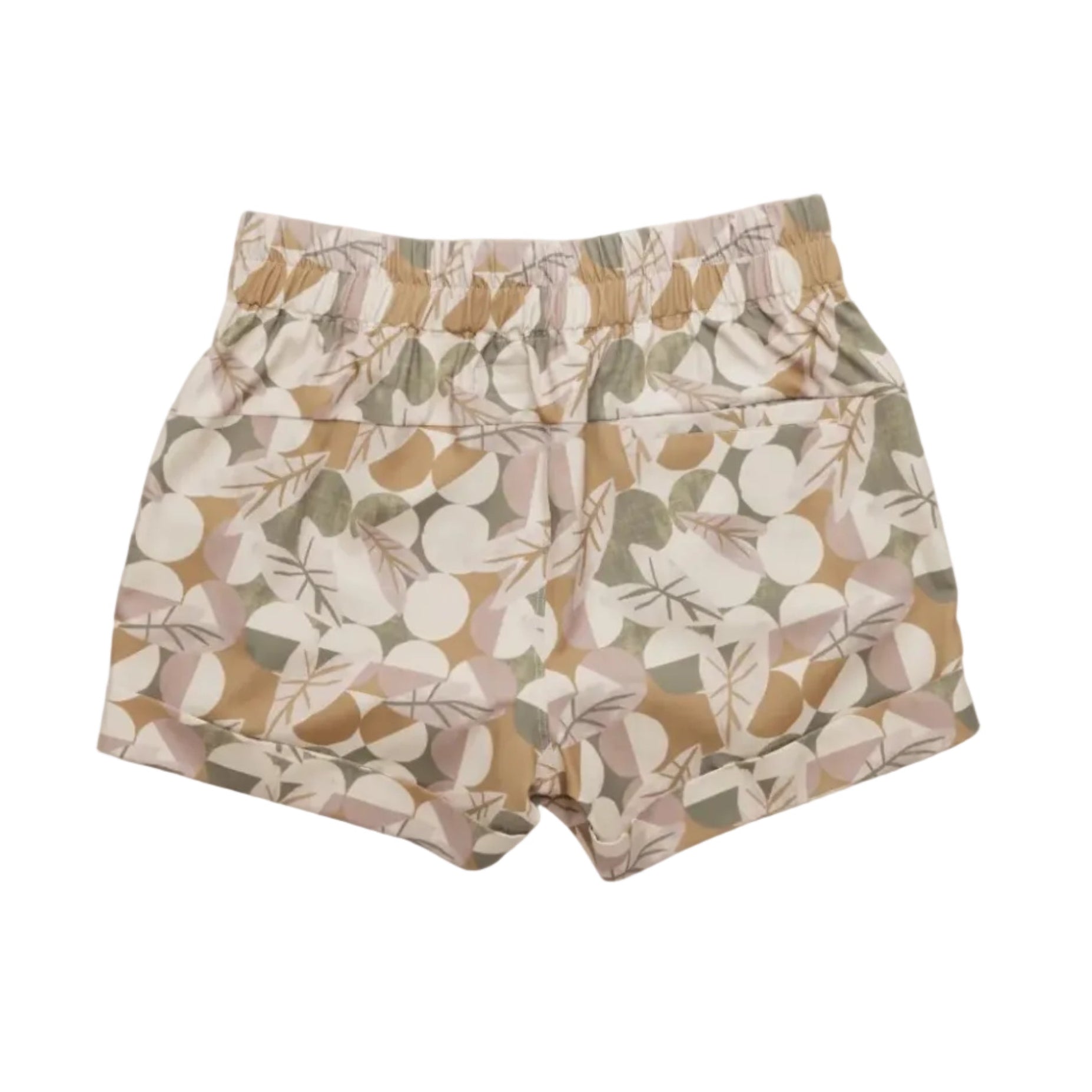 Women's KAVU Tepic Short in Late Summer Leaf back view showing a comfortable fit and versatile performance design