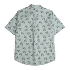 Back view of the KAVU The Jam S/S Shirt in Bike Lane showing the unique printed pattern and relaxed fit