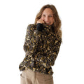 KAVU Women's Alyeska Turtleneck in Dark Foliage front view