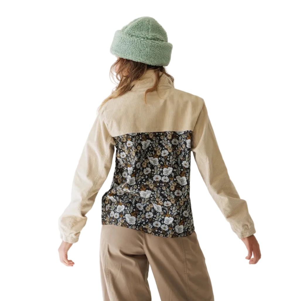 Back view of KAVU Women's West Haven Jacket in Wildflower Hike