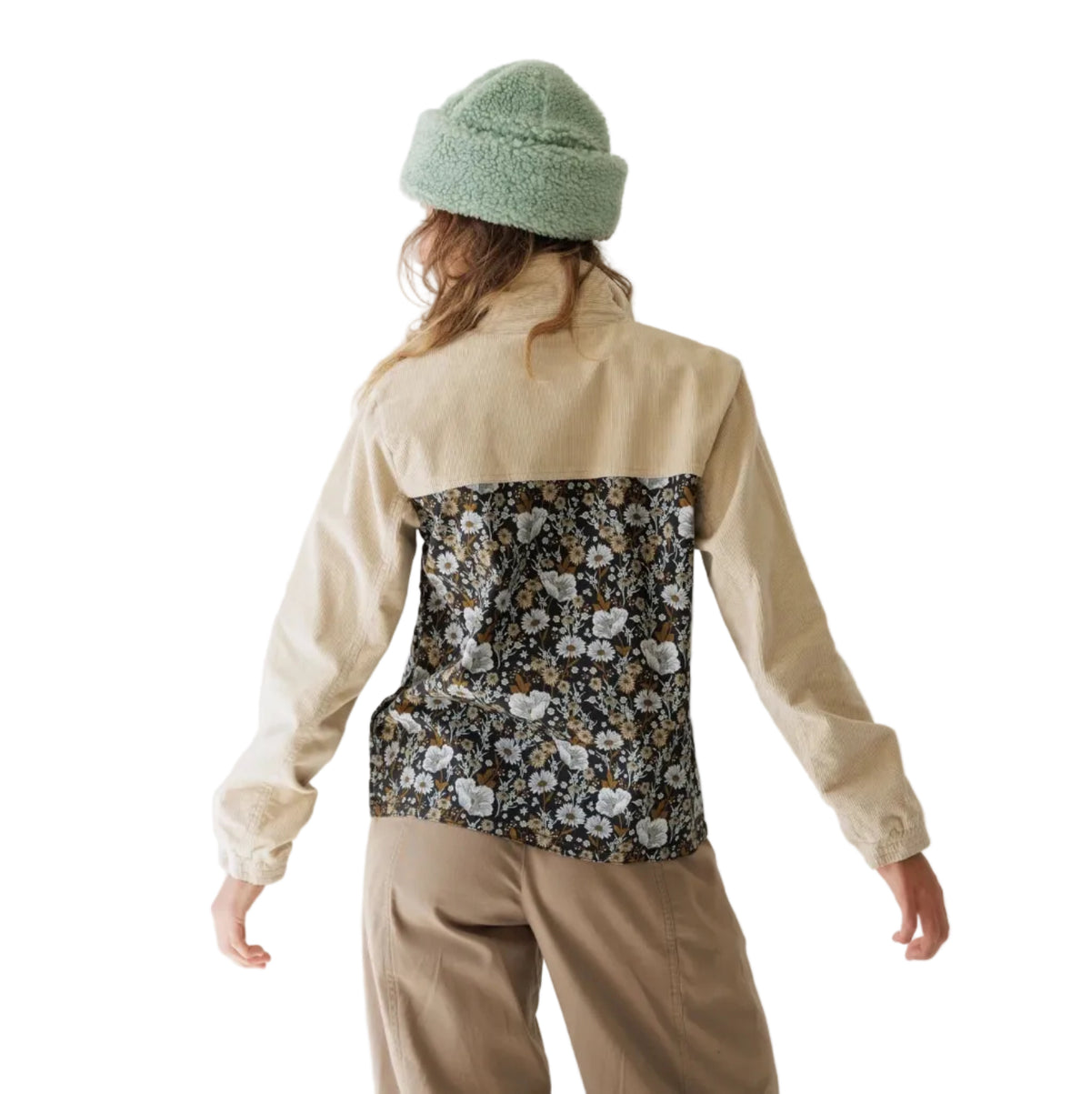 Back view of KAVU Women's West Haven Jacket in Wildflower Hike