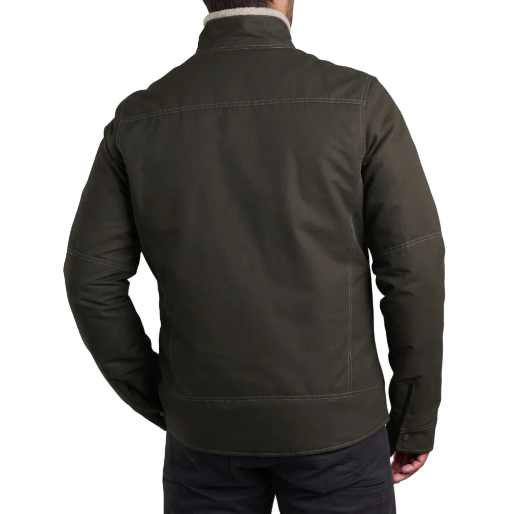 KÜHL Men's Burr Insulated Jacket in Gun Metal, back view