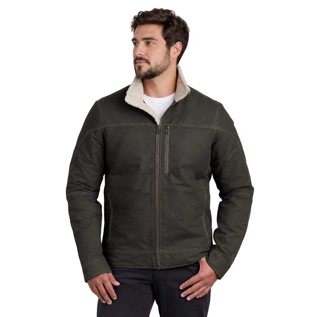 KÜHL Men's Burr Insulated Jacket in Gun Metal, front view