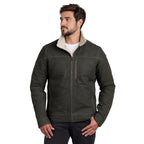 KÜHL Men's Burr Insulated Jacket in Gun Metal, front view