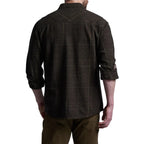 KÜHL Men's Deviatr Shirt-Jac in Dark Roast, back view