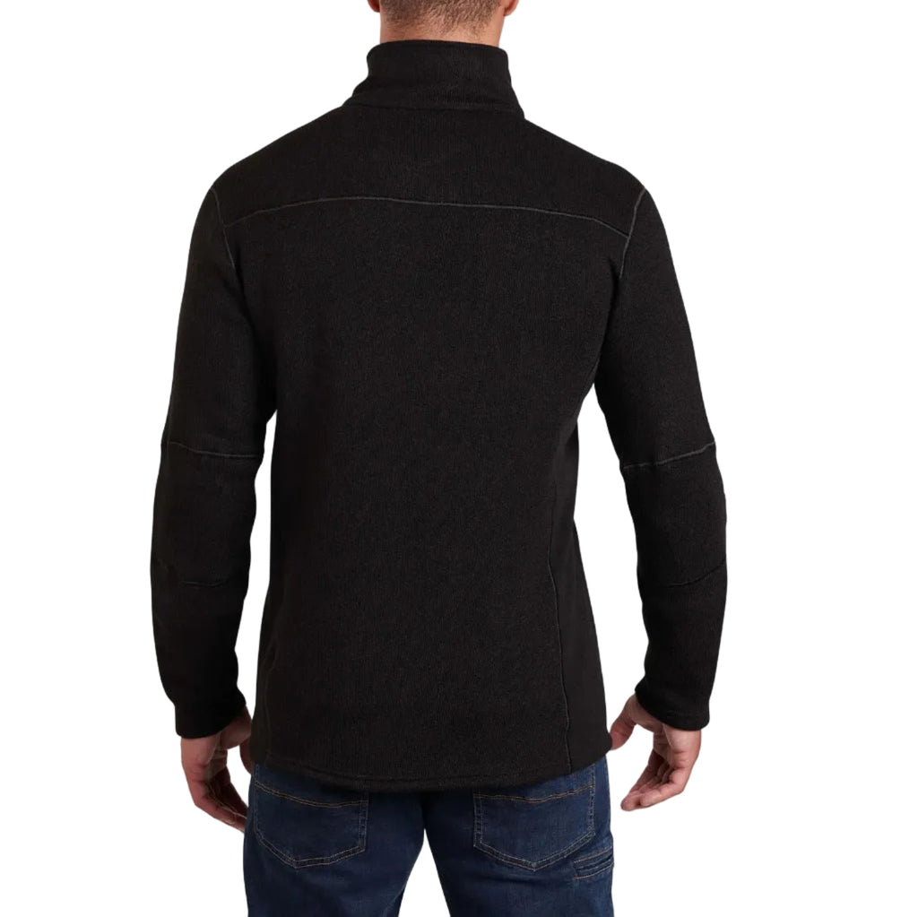 KÜHL Men's Interceptr 1/4 Zip in Black, back view