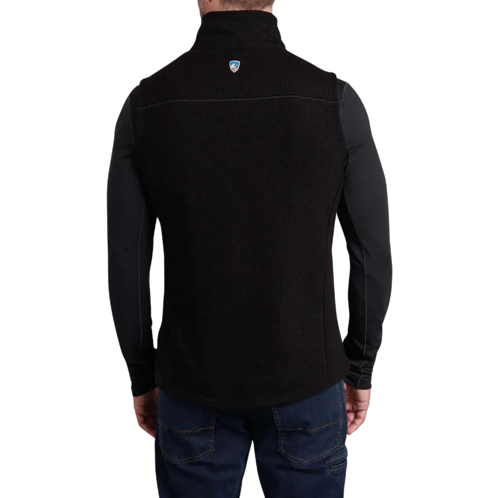 KÜHL Men's Interceptr Vest in Black, back view