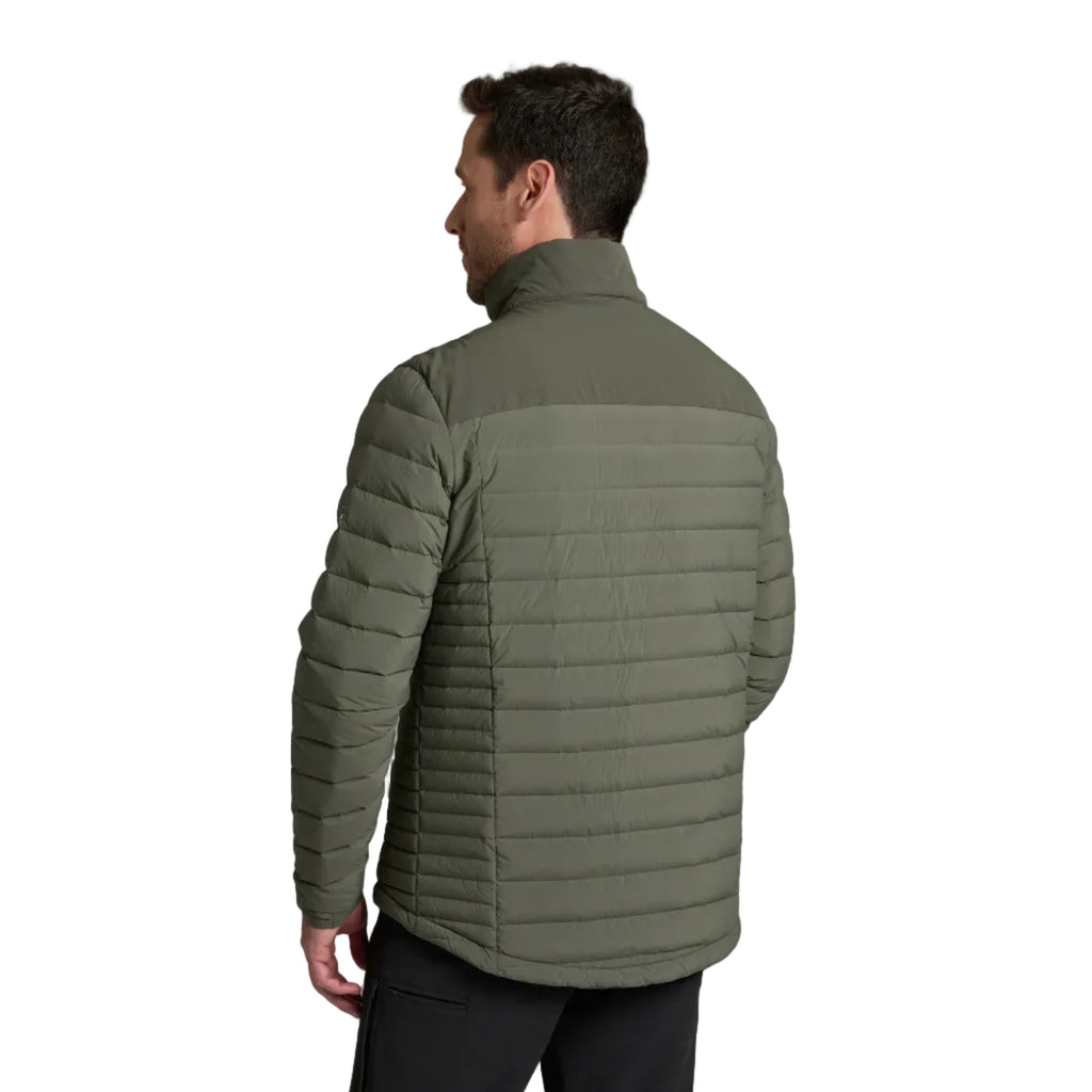 KÜHL Men's Spyfire Jacket in Forest Green, back view
