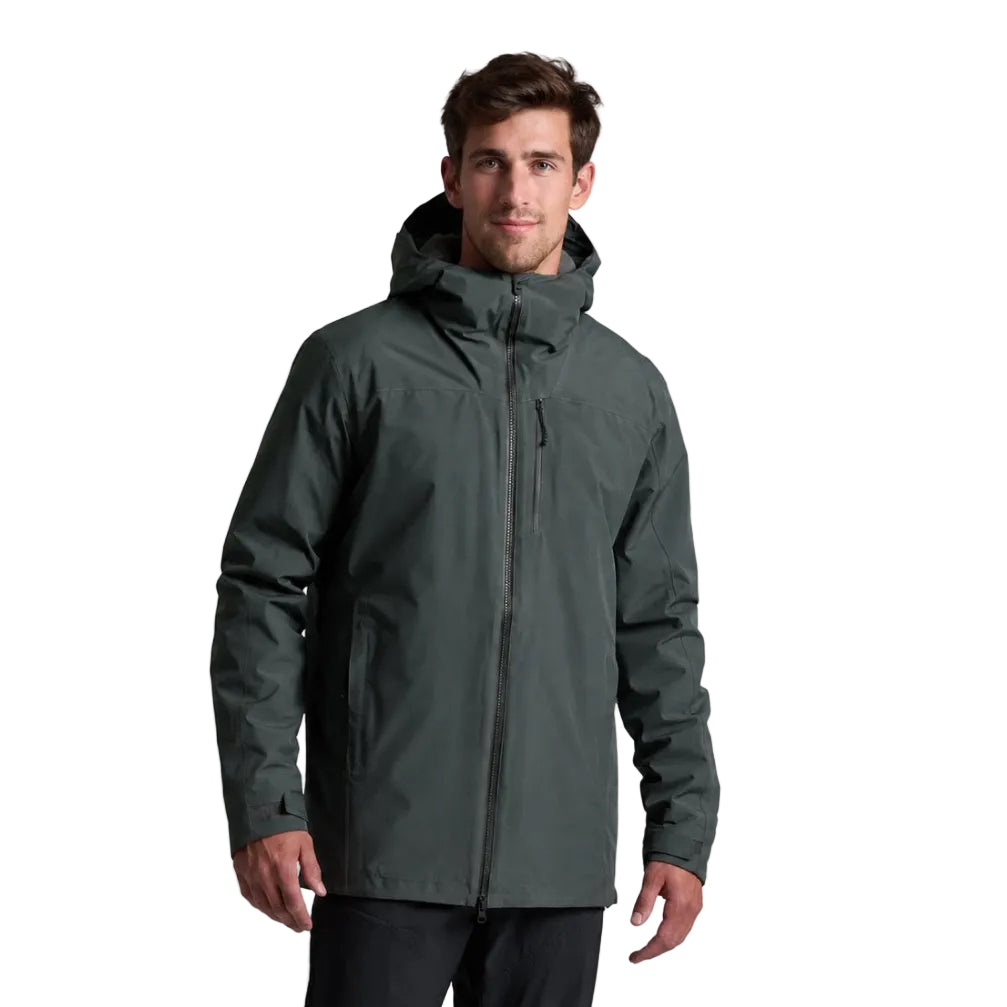 KÜHL Men's Stretch Voyagr Insulated Jacket in Carbon, front view