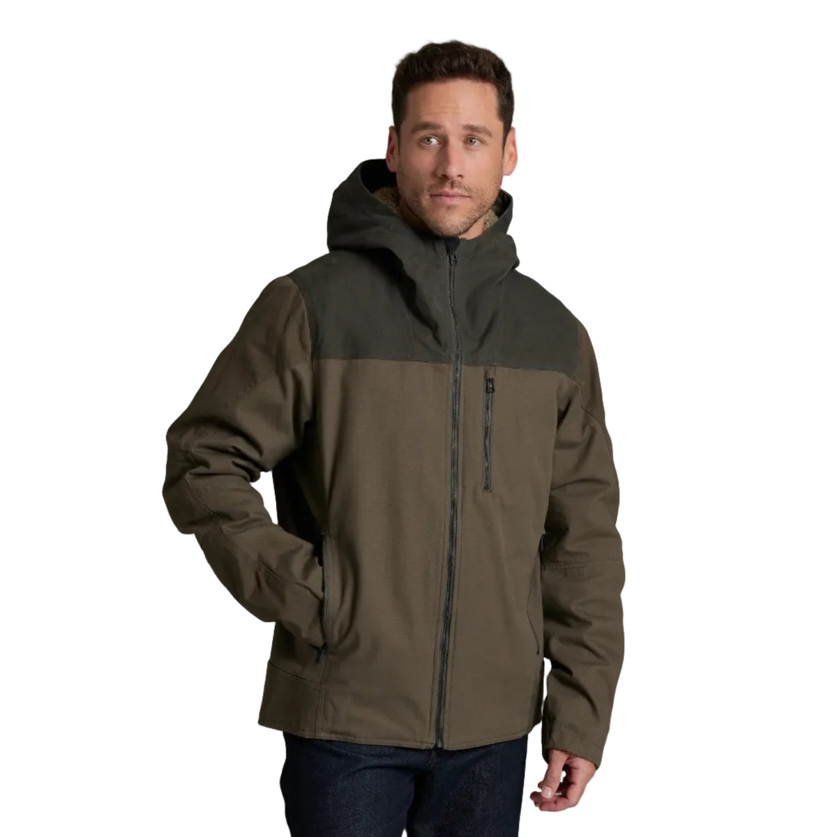 KÜHL Men's The Law Fleece Lined Hoody in Tarmac, front view
