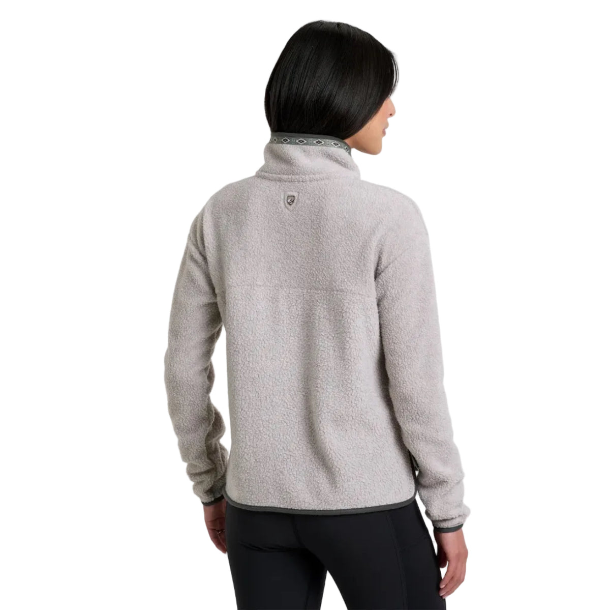 KÜHL Women's Hygge 1/2 Zip in Natural back view