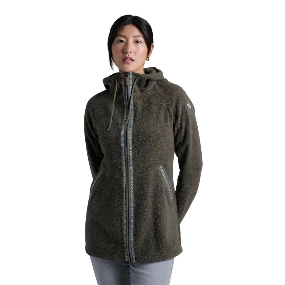 KÜHL Women's Hygge Long in Vine, front view