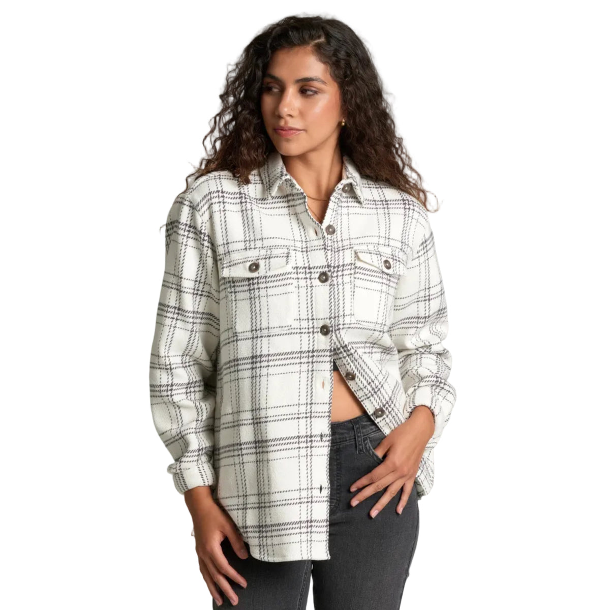 KÜHL Women's Kove Shirtjak in Cloud front view