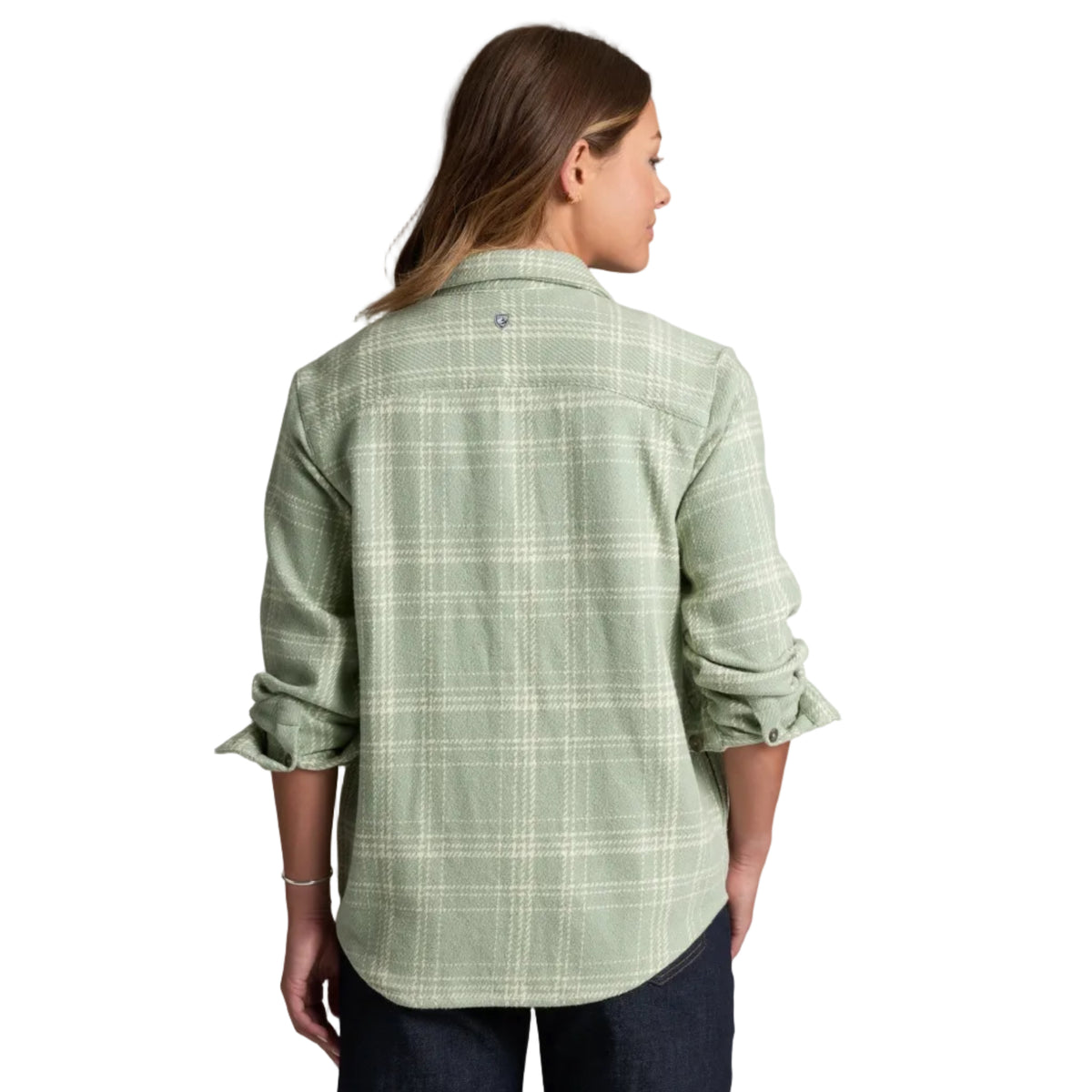 KÜHL Women's Kove Shirtjak in Sea Crest back view