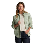 KÜHL Women's Kove Shirtjak in Sea Crest front view