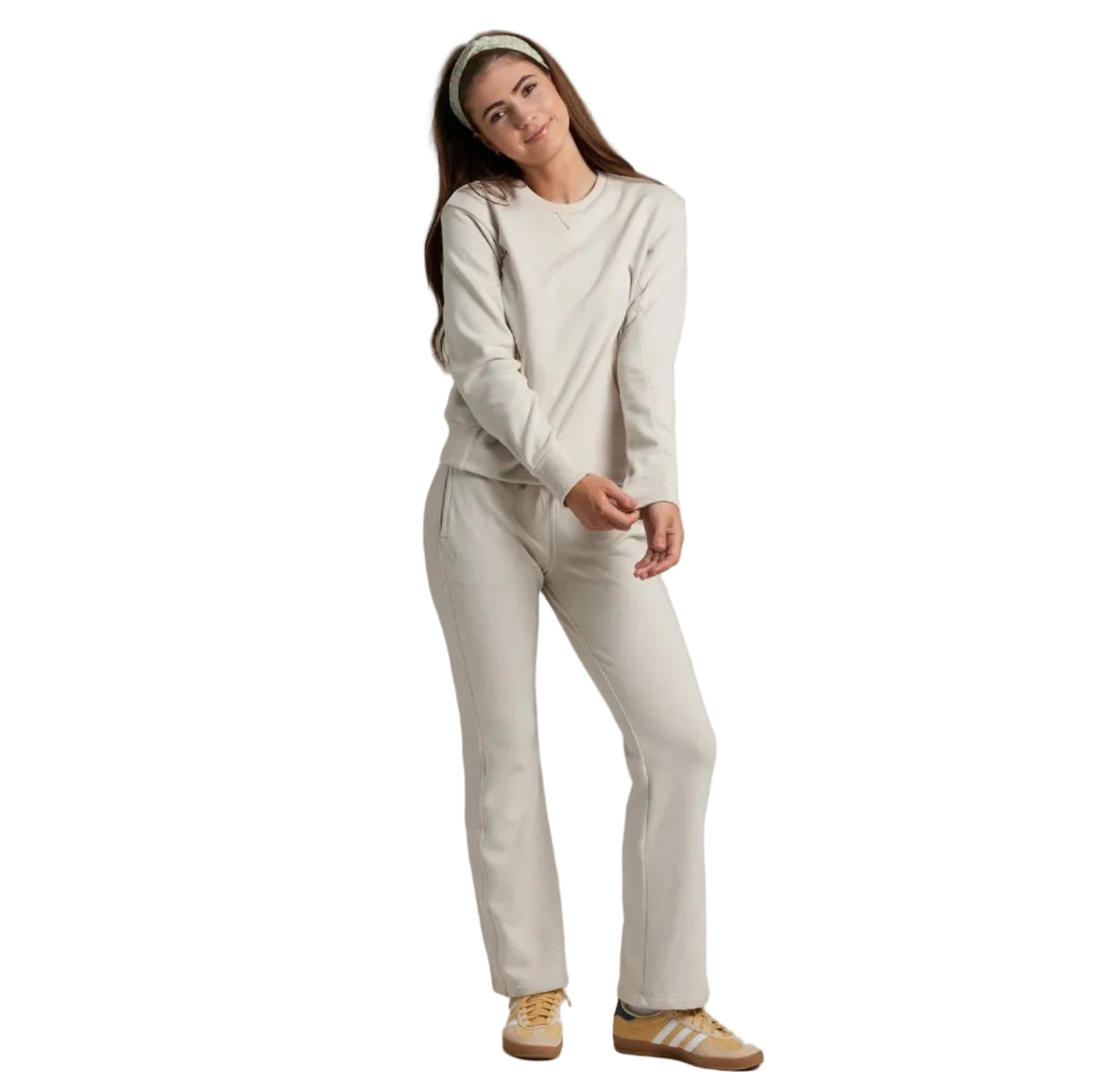 KÜHL Women's Kozy Pant in Natural full front view