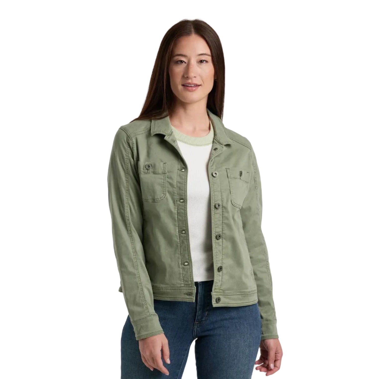 KÜHL Women’s Kultivatr Jacket in Slate Green front view