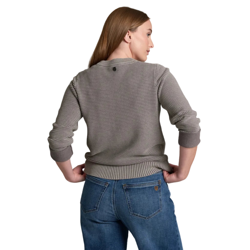 KÜHL Women's Sofie Sweater in Flint, back view