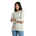 KÜHL Women's Solace Crew Tunic Sweater in Natural, front view