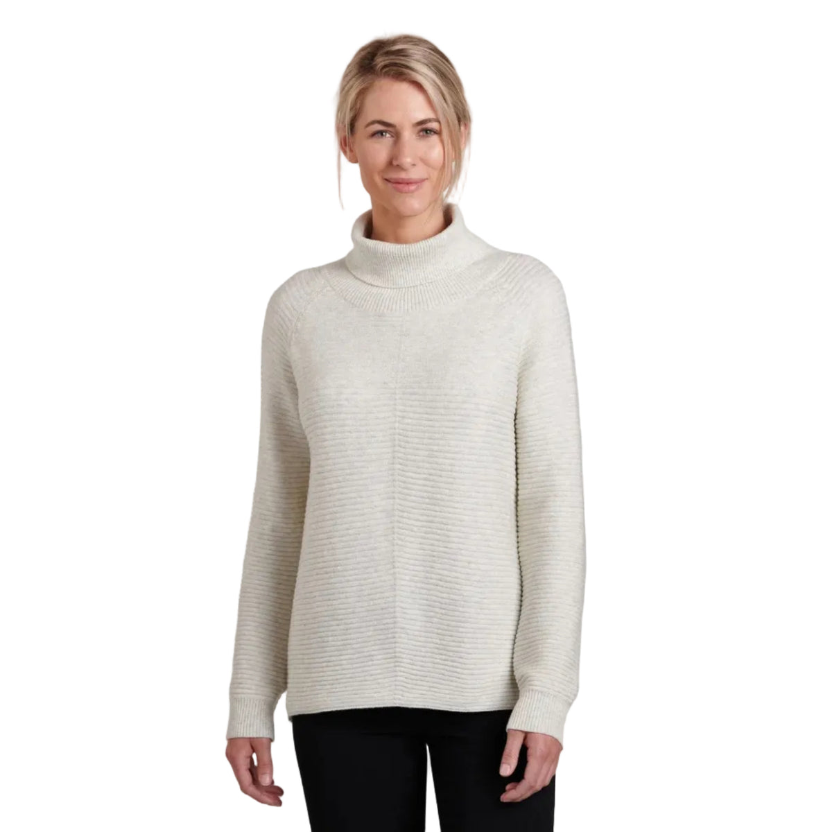 KÜHL Women's Solace Sweater in Natural, front view