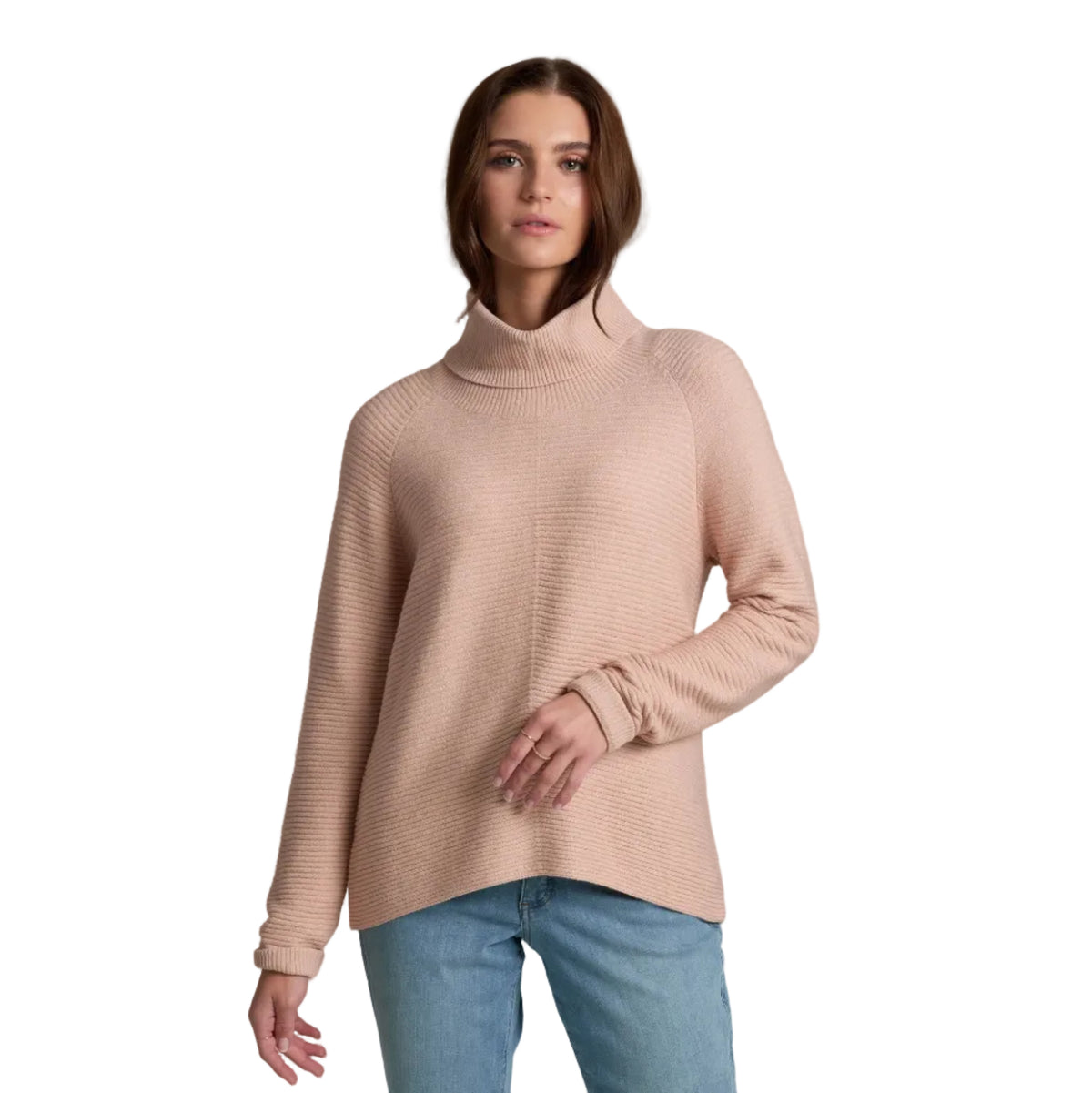 KÜHL Women's Solace Sweater in Petal, front view