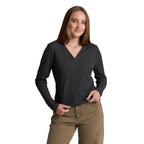 KÜHL Women's Verona LS in Charcoal front view